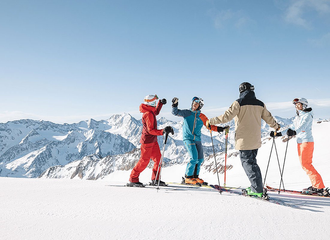 Wintercamping nahe Sölden