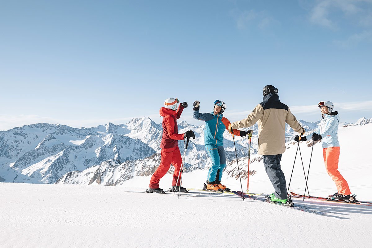 Wintercamping nahe Sölden Wintercamping nahe Sölden